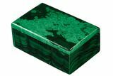 Polished Malachite Jewelry Box - Congo #169882-1